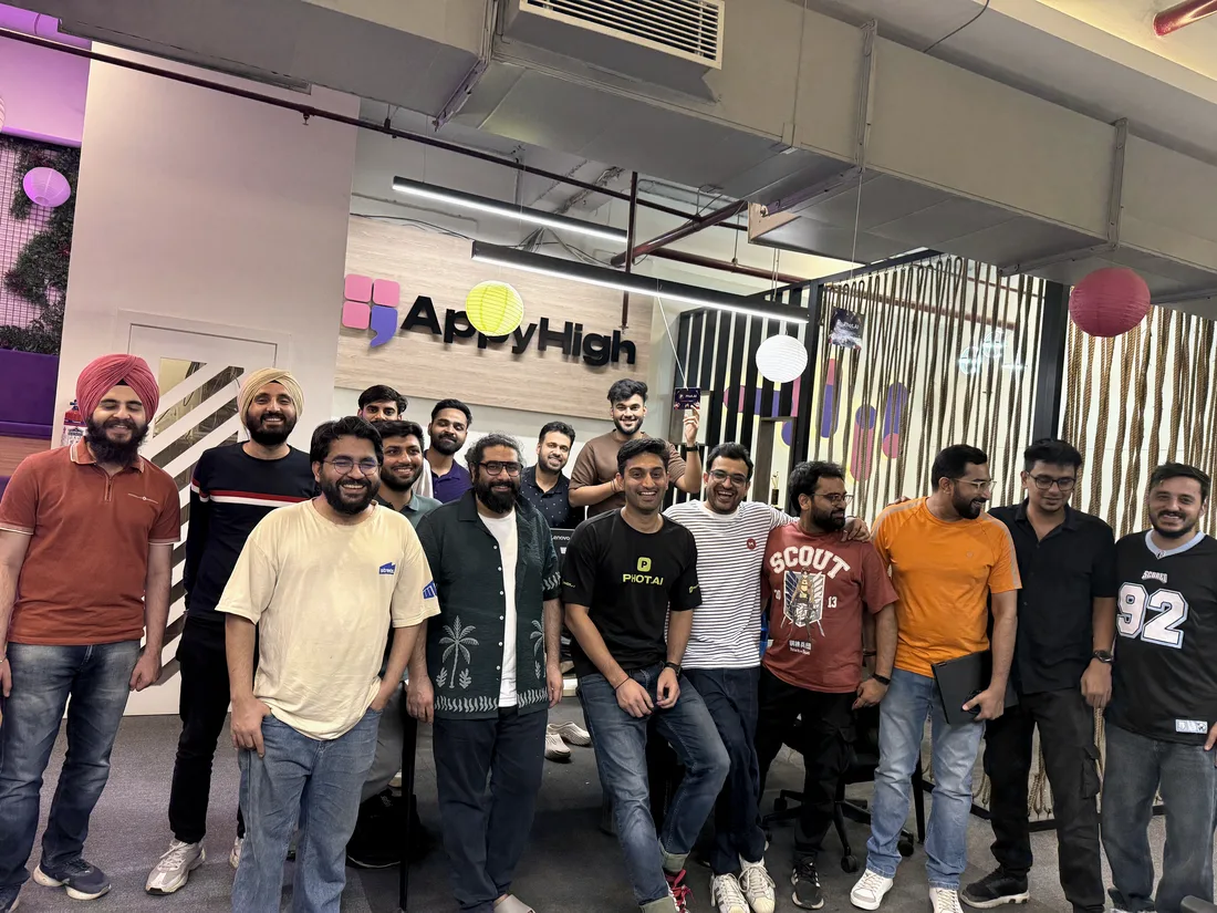 The Phot.AI and AppyHigh team at the office